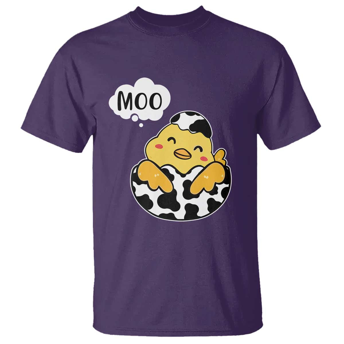 MOO Funny Chicken Fake Cow T Shirt - Wonder Print Shop