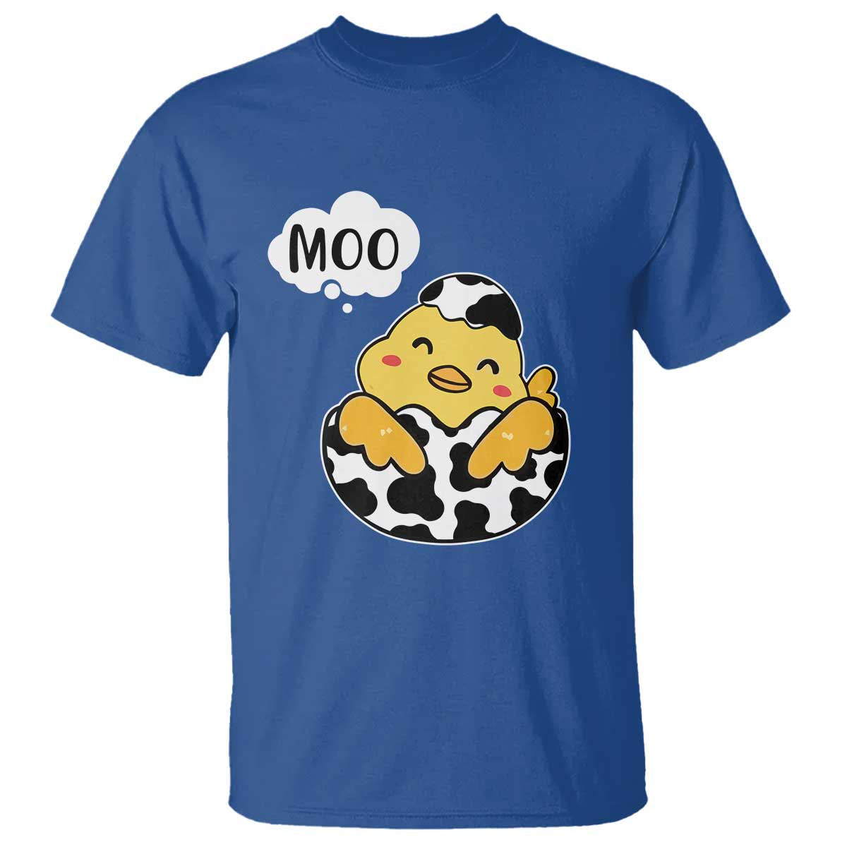 MOO Funny Chicken Fake Cow T Shirt - Wonder Print Shop