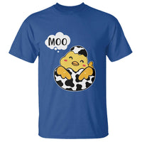 MOO Funny Chicken Fake Cow T Shirt - Wonder Print Shop