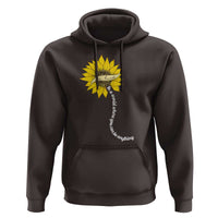 Be Kind Hoodie In A World Where You Can Be Anything Sunflower
