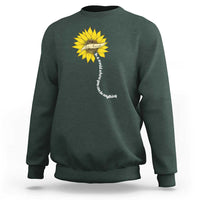 Be Kind Sweatshirt In A World Where You Can Be Anything Sunflower - Wonder Print Shop