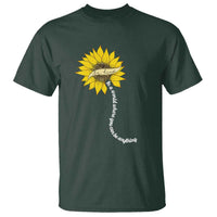 Be Kind T Shirt In A World Where You Can Be Anything Sunflower - Wonder Print Shop