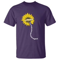 Be Kind T Shirt In A World Where You Can Be Anything Sunflower - Wonder Print Shop