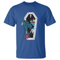 Creepy Halloween T Shirt Sexy Zombie Legs Flash Tattoo Coffin - Wonder Print Shop