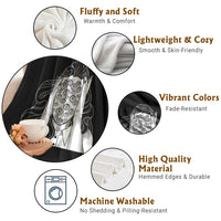 Creepy Aesthetic All Eyes On Me Psycho Girl Throw Blanket - Wonder Print Shop