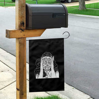 Creepy Aesthetic All Eyes On Me Psycho Girl Garden Flag - Wonder Print Shop