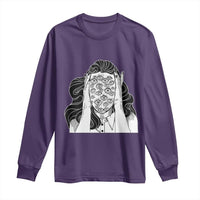 Creepy Aesthetic All Eyes On Me Psycho Girl Long Sleeve Shirt