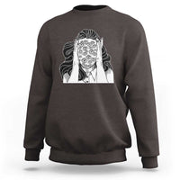 Creepy Aesthetic All Eyes On Me Psycho Girl Sweatshirt - Wonder Print Shop
