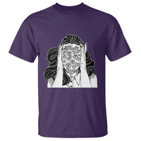 Creepy Aesthetic All Eyes On Me Psycho Girl T Shirt - Wonder Print Shop