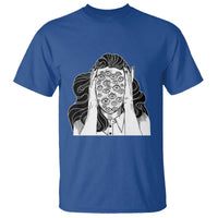 Creepy Aesthetic All Eyes On Me Psycho Girl T Shirt - Wonder Print Shop