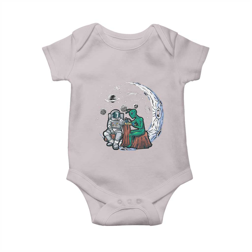 Funny Alien Ink Astronaut Outer Space Baby Onesie