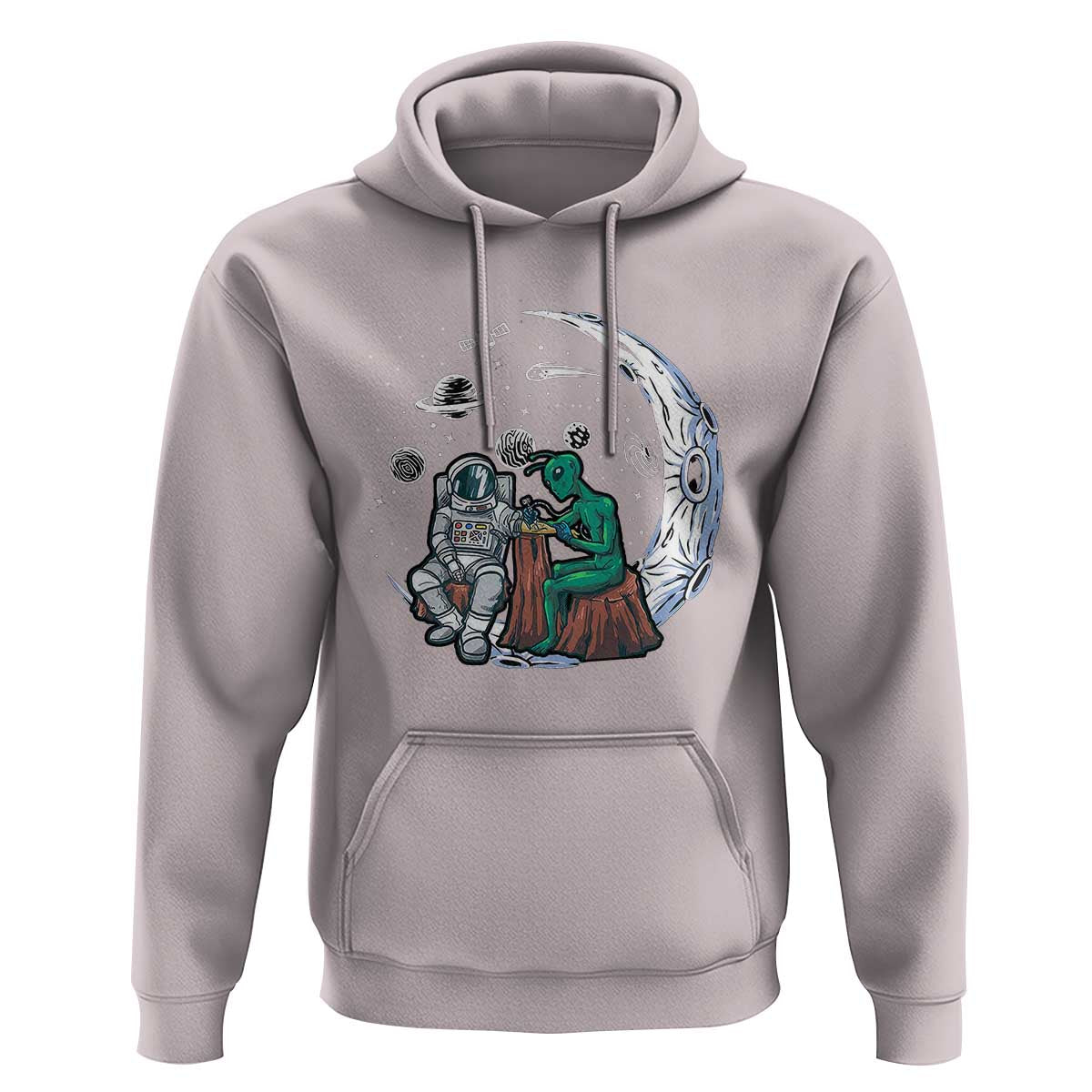 Funny Alien Ink Astronaut Outer Space Hoodie