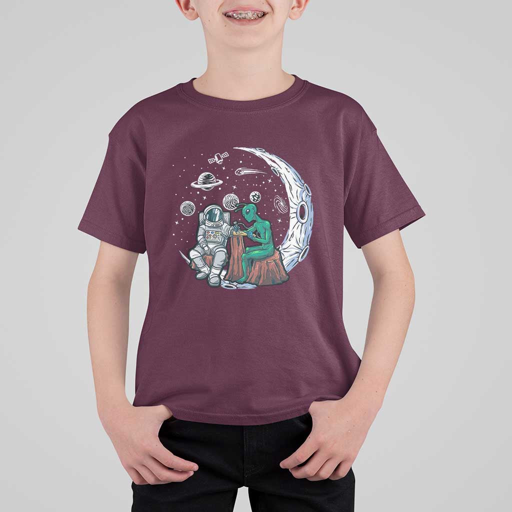 Funny Alien Ink Astronaut Outer Space T Shirt For Kid - Wonder Print Shop
