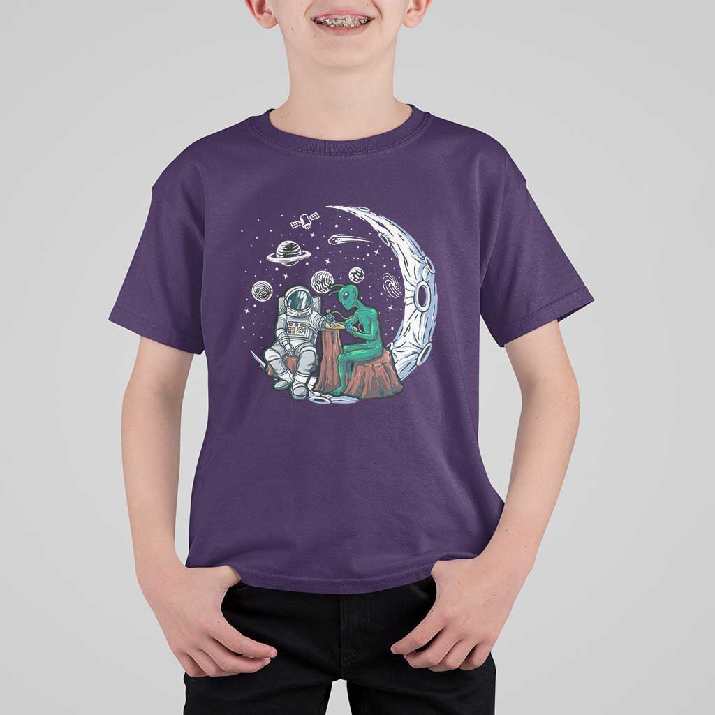Funny Alien Ink Astronaut Outer Space T Shirt For Kid - Wonder Print Shop