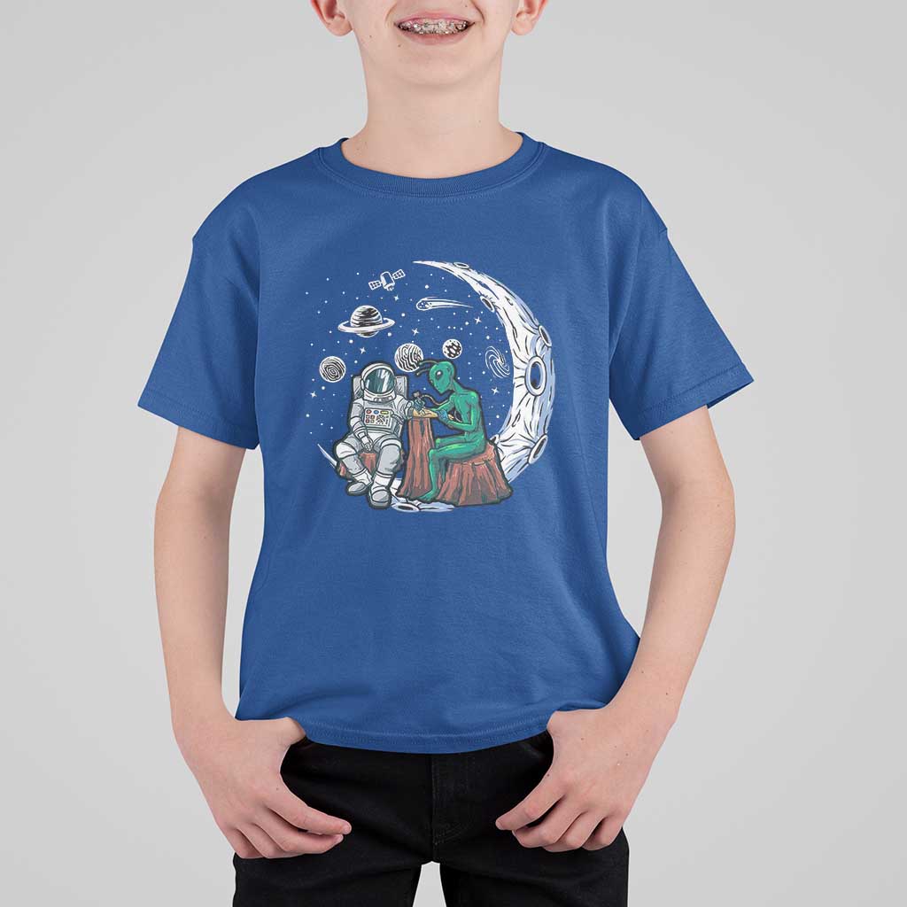 Funny Alien Ink Astronaut Outer Space T Shirt For Kid - Wonder Print Shop