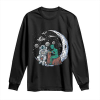 Funny Alien Ink Astronaut Outer Space Long Sleeve Shirt