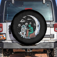 Funny Alien Ink Astronaut Outer Space Spare Tire Cover