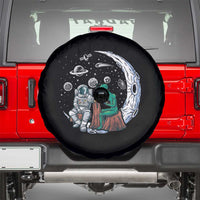 Funny Alien Ink Astronaut Outer Space Spare Tire Cover