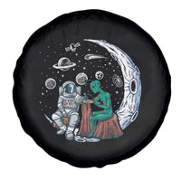 Funny Alien Ink Astronaut Outer Space Spare Tire Cover