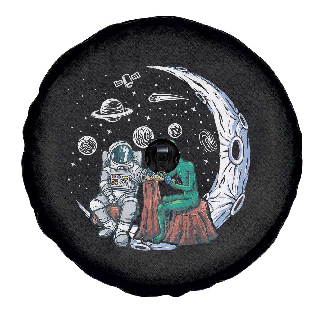 Funny Alien Ink Astronaut Outer Space Spare Tire Cover