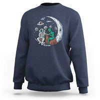 Funny Alien Ink Astronaut Outer Space Sweatshirt - Wonder Print Shop