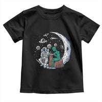 Funny Alien Ink Astronaut Outer Space Toddler T Shirt