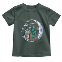 Funny Alien Ink Astronaut Outer Space Toddler T Shirt