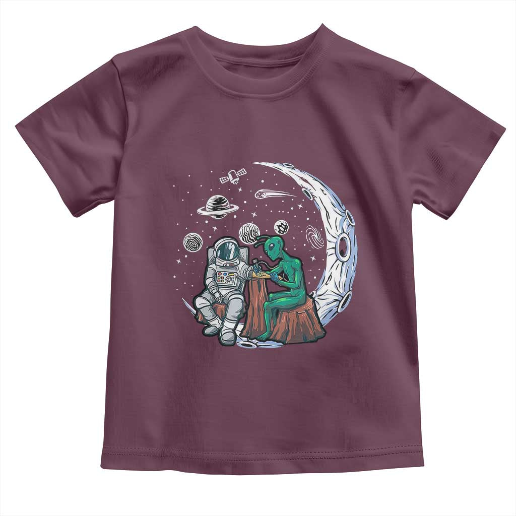 Funny Alien Ink Astronaut Outer Space Toddler T Shirt
