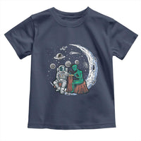 Funny Alien Ink Astronaut Outer Space Toddler T Shirt