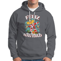 Feliz Navidad Dabbing Christmas Spanish Sombrero Hoodie - Wonder Print Shop