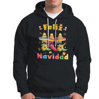 Feliz Navidad Mexican Fiesta Hot Pepper Guitar Party Hoodie - Wonder Print Shop