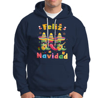 Feliz Navidad Mexican Fiesta Hot Pepper Guitar Party Hoodie - Wonder Print Shop