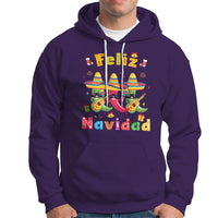 Feliz Navidad Mexican Fiesta Hot Pepper Guitar Party Hoodie - Wonder Print Shop