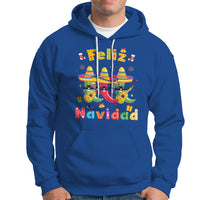 Feliz Navidad Mexican Fiesta Hot Pepper Guitar Party Hoodie - Wonder Print Shop