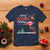 Merry Flocking Christmas Pink Flamingo Funny Xmas Socks T Shirt - Wonder Print Shop