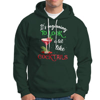 It's Beginning To Look A Lot Like Cocktails Funny Christmas Hoodie - Wonder Print Shop