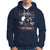 Christmas Hoodie Merry Mothmas Santa Mothman Xmas Night - Wonder Print Shop