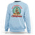 All Booked For Christmas Book Christmas Tree Bookaholic Sweatshirt - Wonder Print Shop