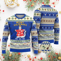 Hawaiian Xmas Cute Cat Ugly Christmas Sweater Meowy Kalikimaka Hawaiian Cat Ho Ho Ho Xmas Tree - Wonder Print Shop