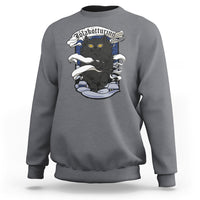 Icelandic Christmas Sweatshirt Yule Cat Jolakotturinn Xmas Eve - Wonder Print Shop