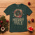 Merry Yule And Winter Solstice Flower Wreath Pentagram T Shirt - Wonder Print Shop