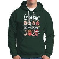 Goodbye 2023 Hello 2024 Happy New Year's Eve Hoodie - Wonder Print Shop