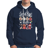 Goodbye 2023 Hello 2024 Happy New Year's Eve Hoodie - Wonder Print Shop