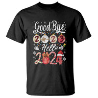 Goodbye 2023 Hello 2024 Happy New Year's Eve T Shirt - Wonder Print Shop