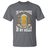 Funny Drinking T Shirt I'm Into Fitness Fit'ness Beer in My Belly - Wonder Print Shop