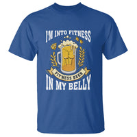 Funny Drinking T Shirt I'm Into Fitness Fit'ness Beer in My Belly - Wonder Print Shop