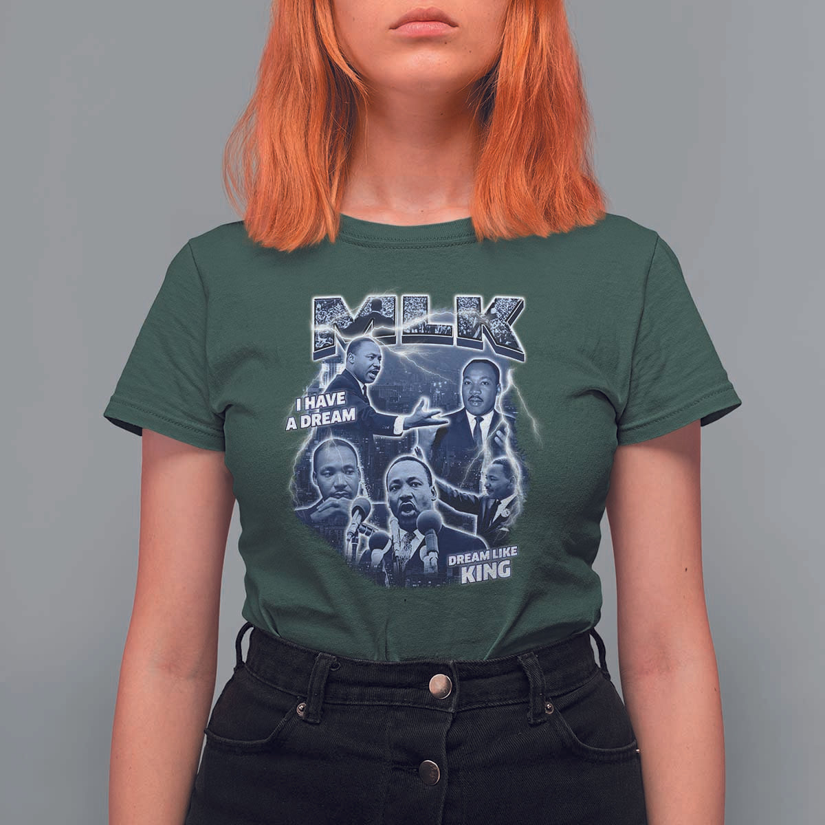 Martin Luther King Jr T Shirt For Women I Have A Dream Like King MLK Day Black History