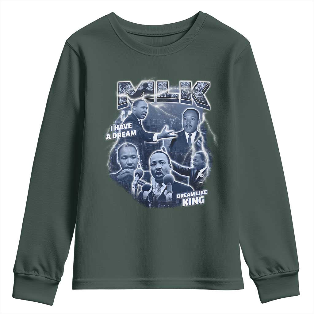 Martin Luther King Jr Youth Sweatshirt I Have A Dream Like King MLK Day Black History