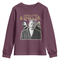 Martin Luther King Jr Youth Sweatshirt Be The Man MLK Day Black History