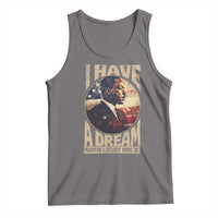 Martin Luther King Jr Tank Top I Have A Dream American Flag MLK Day Black History